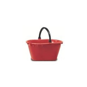 CESTA OVALE CON MANICO  PLASTICA LT. 20 50x30x24 ICS CESTA OVALE CON MANICO PLASTICA LT. 20 50x30x24 ICS
