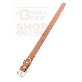 COLLARE PER CANI IN CUOIO FODERATO CUCITO MM. 18X400 COLLARE PER CANI IN CUOIO FODERATO CUCITO MM. 18X400