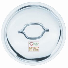 COPERCHIO PER PENTOLA CALDAINO CON MANICO IN ACCIAIO INOX LUCIDO CM. 28 COPERCHIO PER PENTOLA CALDAINO CON MANICO IN ACCIAIO INOX