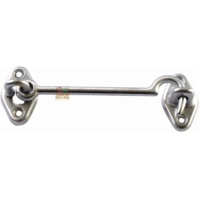 GANCIO FERMAFINESTRE CROMO SATINATO MM. 60 GANCIO FERMAFINESTRE CROMO SATINATO MM. 60