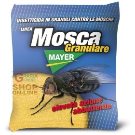 MOSCAMAYER INSETTICIDA GRANULARE CONTRO LE MOSCHE MOSCHICIDA GIALLO GR. 100 MOSCAMAYER INSETTICIDA GRANULARE CONTRO LE MOSCHE MOSCHICIDA