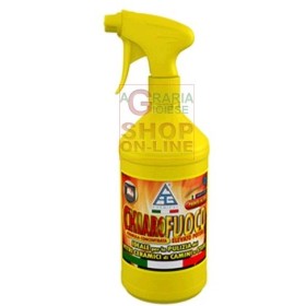 PULIVETRO CHIAROFUOCO IDEALE PER LA PULIZIA VETRI DI CAMINI E STUFE ML. 750 PULIVETRO CHIAROFUOCO IDEALE PER LA PULIZIA VETRI DI CAMINI E
