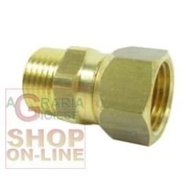 RACCORDO IN OTTONE GIREVOLE 1/2 POLL RACCORDO IN OTTONE GIREVOLE 1/2 POLL