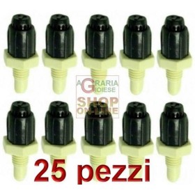 SPRUZZINI MICRO IRRIGATORI A 360 GRADI PZ. 25 SPRUZZINI MICRO IRRIGATORI A 360 GRADI PZ. 25