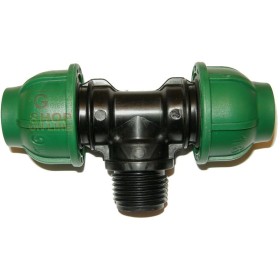 TEE MASCHIO PER TUBO NERO 32 X 1 X 32 TEE MASCHIO PER TUBO NERO 32 X 1 X 32