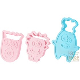 FACKELMANN TAGLIA DECORA PASTA DI ZUCCHERO E BISCOTTI A FORME GRANDI ASSORTITE IN PP COLORI ASSORTITI FACKELMANN TAGLIA DECORA PASTA DI ZUCCHERO E BISCOTTI A FORME