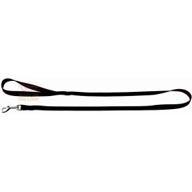GUINZAGLIO PER CANI IN NYLON NERO CM. 1,5 X 120 FUSSDOG GUINZAGLIO PER CANI IN NYLON NERO CM. 1,5 X 120 FUSSDOG