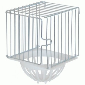 NIDO PER UCCELLI ESTERNO IN FILO ZINCATO CON SOTTOFONDO IN PLASTICA NIDO PER UCCELLI ESTERNO IN FILO ZINCATO CON SOTTOFONDO IN