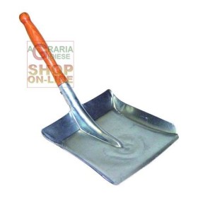 PALETTA PER CARBONE CON MANICO IN LEGNO CM. 23X23 PALETTA PER CARBONE CON MANICO IN LEGNO CM. 23X23