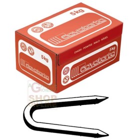 PUNTE CHIODI AD U 16X30 CAVATORTA MM. 2,7 X 30 PUNTE CHIODI AD U 16X30 CAVATORTA MM. 2,7 X 30