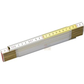 STANLEY DOPPIO METRO BIANCO GIALLO SPESSORE MM. 3 STANLEY DOPPIO METRO BIANCO GIALLO SPESSORE MM. 3