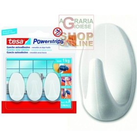 TESA POWERSTRIPS 3 GANCI PICCOLI AUTOADESIVO BIANCO TESA POWERSTRIPS 3 GANCI PICCOLI AUTOADESIVO BIANCO