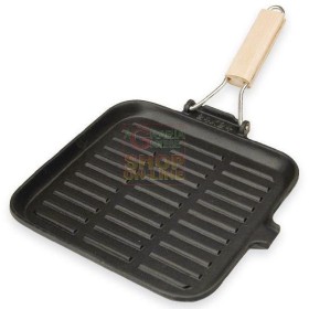 MAX BISTECCHIERA 24X24 GHISA M/LEGNO COOK MAX BISTECCHIERA 24X24 GHISA M/LEGNO COOK