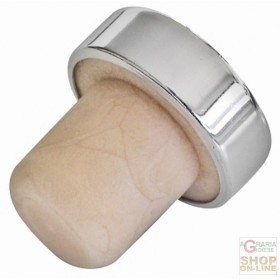 FACKELMANN TAPPO IN ACCIAIO E SILICONE UNIVESALE PER BOTTIGLIE PZ. 2 ART. 49554 FACKELMANN TAPPO IN ACCIAIO E SILICONE UNIVESALE PER BOTTIGLIE