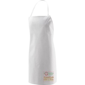 GREMBIULE IN COTONE 100% CM 60X90  COLORE BIANCO GREMBIULE IN COTONE 100% CM 60X90 COLORE BIANCO