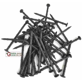 CHIODI PER CUCIRE LE RETI DELLE OLIVE IN PVC pz. 200 GR. 500 CM. 10 CHIODI PER CUCIRE LE RETI DELLE OLIVE IN PVC pz. 200 GR. 500