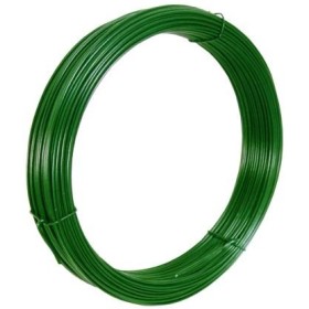 FILO DI FERRO PLASTIFICATO VERDE PER TENSIONE MT. 100 MM. 1,8 FILO DI FERRO PLASTIFICATO VERDE PER TENSIONE MT. 100 MM. 1,8