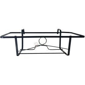 FIORIERA DA BALCONE IN FERRO PIATTO MM. 15X3 VERNICIATA NERA CM. 60 FIORIERA DA BALCONE IN FERRO PIATTO MM. 15X3 VERNICIATA NERA