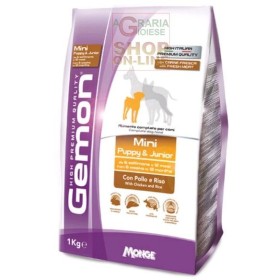 GEMON MANGIME PER CANI MINI PUPPY JUNIOR CON POLLO-RISO KG. 1 GEMON MANGIME PER CANI MINI PUPPY JUNIOR CON POLLO-RISO KG. 1