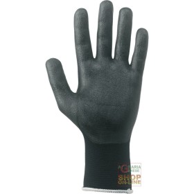 GUANTI IN NYLON  RICOPERTI IN POLIURETANO NITRILE  COLORE NERO  TG  8 9 10 11 GUANTI IN NYLON RICOPERTI IN POLIURETANO NITRILE COLORE NERO TG