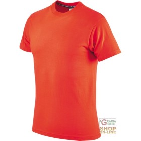 MAGLIETTA COTONE MEZZA MANICA GR  145  COLORE ARANCIO  TG  S XXL MAGLIETTA COTONE MEZZA MANICA GR 145 COLORE ARANCIO TG S XXL