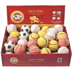 PALLA IN GOMMAPIUMA IL LATTICE DIAMETRO CM. 7,2 PALLA IN GOMMAPIUMA IL LATTICE DIAMETRO CM. 7,2