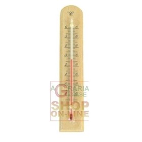 TERMOMETRO DA PARETE BASE LEGNO FAGGIO CM. 24 X 5 TERMOMETRO DA PARETE BASE LEGNO FAGGIO CM. 24 X 5