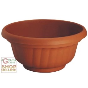 VASO IN PLASTICA SIBARI CON SOTTOVASO CM. 35 VASO IN PLASTICA SIBARI CON SOTTOVASO CM. 35