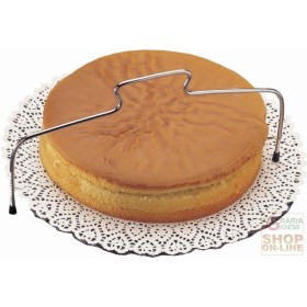 FACKELMANN TAGLIATORTE IN ACCIAIO PER FARCITURE FINO A 10 STRATI CON 1 FILO 1 DI RICAMBIO 34X15 CM ART. 43403 FACKELMANN TAGLIATORTE IN ACCIAIO PER FARCITURE FINO A 10