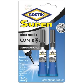 BOSTIK SUPERCONTROL COLLA ADESIVA LIQUIDA SUPER FORTE GR. 3 PZ. 2 BOSTIK SUPERCONTROL COLLA ADESIVA LIQUIDA SUPER FORTE GR. 3 PZ.