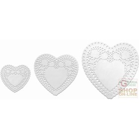 FACKELMANN 3 SOTTOTORTA IN CARTA A FORMA DI CUORE. 95X105 MM 145 PER 155MM 200X200 MM ART. 43520 FACKELMANN 3 SOTTOTORTA IN CARTA A FORMA DI CUORE. 95X105 MM