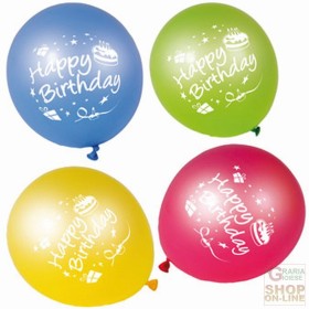 FACKELMANN 8 PALLONCINI HAPPY BIRTHDAY COLORI ASSORTITI ART. 50133 FACKELMANN 8 PALLONCINI HAPPY BIRTHDAY COLORI ASSORTITI ART.