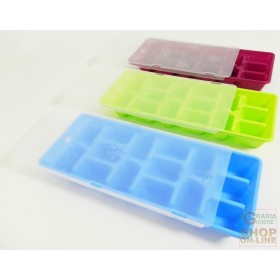 FACKELMANN FORMACUBETTI GHIACCIO CON COPERCHIO, CM. 30X5,5X1 ART. 49368 FACKELMANN FORMACUBETTI GHIACCIO CON COPERCHIO, CM. 30X5,5X1