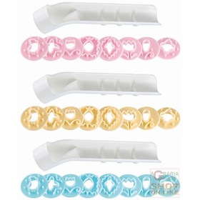 FACKELMANN SET TAGLIA DECORA PASTA DI ZUCCHERO E BISCOTTI A FORME ASSORTITE CON MANICO IN PP. 9 PZ FACKELMANN SET TAGLIA DECORA PASTA DI ZUCCHERO E BISCOTTI A