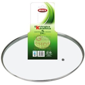 MAX COPERCHIO VETRO 24CM LINEA EKOCERAMIKA MAX COPERCHIO VETRO 24CM LINEA EKOCERAMIKA