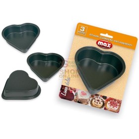 MAX SET 3 PZ STAMPINI DOLCI ANTIAD. CUORE MAX SET 3 PZ STAMPINI DOLCI ANTIAD. CUORE