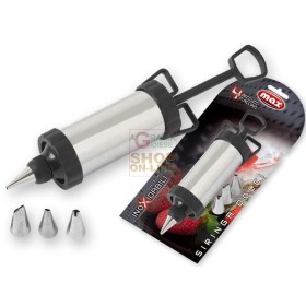MAX SIRINGA DOLCI INOX  4 BECCUCCI ACCIAIO MAX SIRINGA DOLCI INOX 4 BECCUCCI ACCIAIO