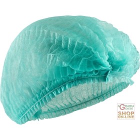 CUFFIA IN PLP GR  12  PIEGATURA A FISARMONICA  CONF  100 PZ  COLORE VERDE CUFFIA IN PLP GR 12 PIEGATURA A FISARMONICA CONF 100 PZ COLORE