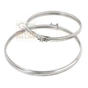 FASCETTA FISSAGGIO GIUNZIONE INOX AISI 304 PER TUBO STUFA CM. 30 FASCETTA FISSAGGIO GIUNZIONE INOX AISI 304 PER TUBO STUFA CM. 30