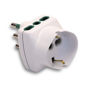 FME ART.82.210 ADATTATORE  2PRESE 10A CON TERRA E SCHUKO FME ART.82.210 ADATTATORE 2PRESE 10A CON TERRA E SCHUKO