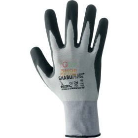 GUANTI IN FILO CONTINUO SHABU FLEX NYLON LATTICE TG. 8 A 10 GUANTI IN FILO CONTINUO SHABU FLEX NYLON LATTICE TG. 8 A 10