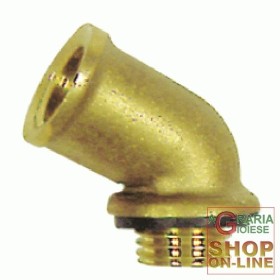 RACCORDO CURVO A GOMITO PER LANCE PORTA GETTO 1/2-3/8F RACCORDO CURVO A GOMITO PER LANCE PORTA GETTO