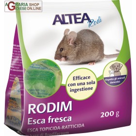 RODIM - ESCA FRESCA TOPICIDA-RATTICIDA PER USO DOMESTICO E CIVILE gr. 200 RODIM - ESCA FRESCA TOPICIDA-RATTICIDA PER USO DOMESTICO E