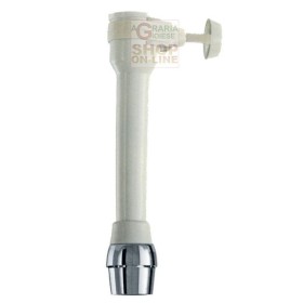 ROMPIGETTO CON DOCCETTA E AERATORE CROMATO MORSETTO A VITE CM. 15 ROMPIGETTO CON DOCCETTA E AERATORE CROMATO MORSETTO A VITE CM.