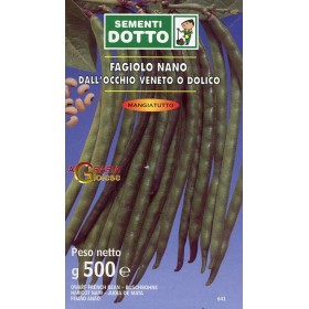 SEMI DI FAGIOLO NANO OCCHIO DOLICO GR. 500 SEMI DI FAGIOLO NANO OCCHIO DOLICO GR. 500