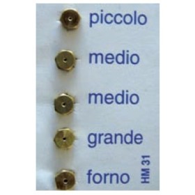 SET 5 UGELLI GAS GPL PER CUCINA SET 5 UGELLI GAS GPL PER CUCINA
