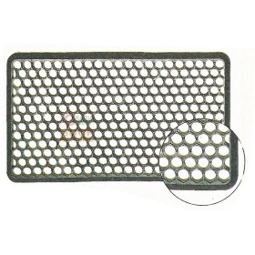 TAPPETO ZERBINO NIDO DI APE NERO CON BORDO CM. 41 X 71 TAPPETO ZERBINO NIDO DI APE NERO CON BORDO CM. 41 X 71