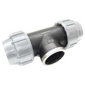 TEE FEMMINA TUBO NERO 25X3/4X25 TEE FEMMINA TUBO NERO 25X3/4X25