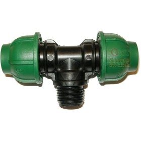 TEE MASCHIO PER TUBO NERO 25 X 1 X 25 TEE MASCHIO PER TUBO NERO 25 X 1 X 25