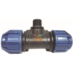 TEE MASCHIO PER TUBO NERO 25X1/2X25 TEE MASCHIO PER TUBO NERO 25X1/2X25